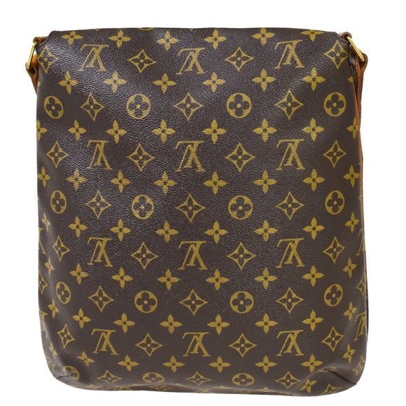 LOUIS VUITTON Musette Shoulder Bag Monogram Leather Brown France M51256 84MZ297 - Picture 3 of 15